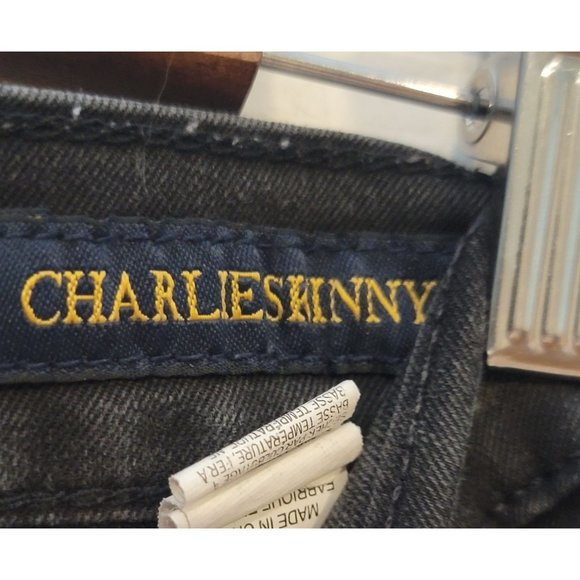 Lucky Brand Charlie Skinny Jeans Distressed‎ Black Size 4/27 X 29 - Picture 6 of 9